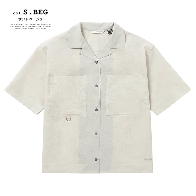 NANGA ナンガ DOT AIR COMFY S/S SHIRT W ドットエア コンフィー ショートスリーブシャツ (ウィメンズ) NW2412-1H203-B / 2024SUMMER｜jeansstation｜20