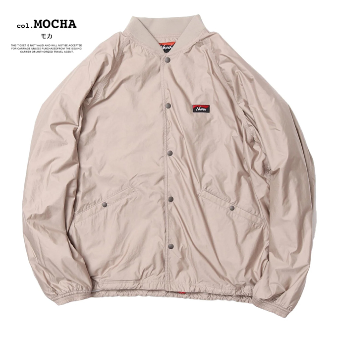 NANGA（ナンガ） RIB COLLAR COACH JACKET リブカラー コーチ