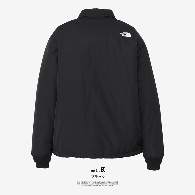 【2024AW】NY82450 インサレーテッドコーチジャケット ブラック M ザ・ノース・フェイス インサレーテッド コーチジャケット THE