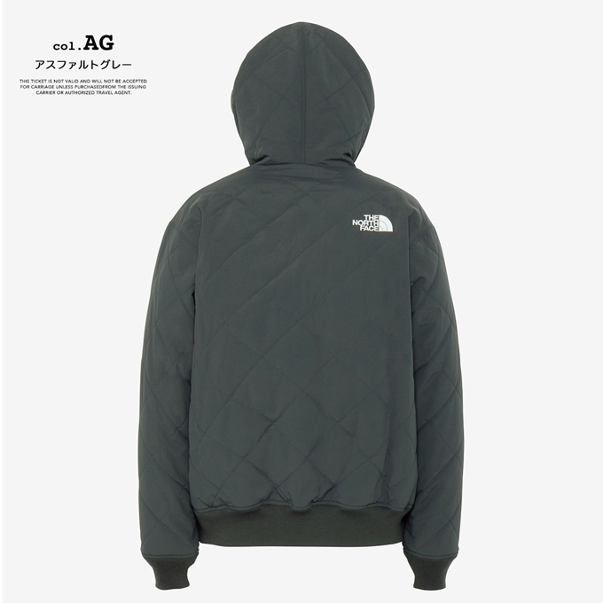 The North Face キルティングジャケット グレー系 ノースフェイスキルティングジャケット レディースL グレー シック