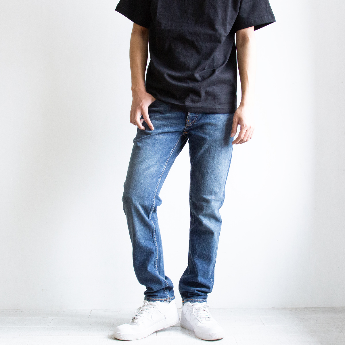 Nudie Jeans（ヌーディージーンズ） Solid Ollie Wild Blue ソリッド