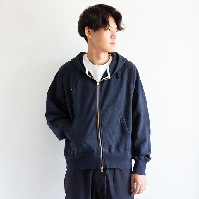 ORCIVAL（オーシバル） Men's French Terry Zip Hoodie メンズ