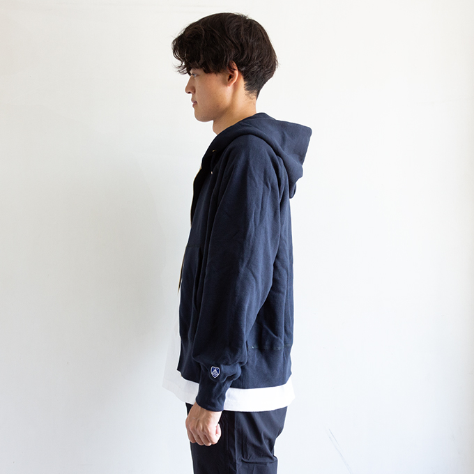 ORCIVAL（オーシバル） Men's French Terry Zip Hoodie メンズ