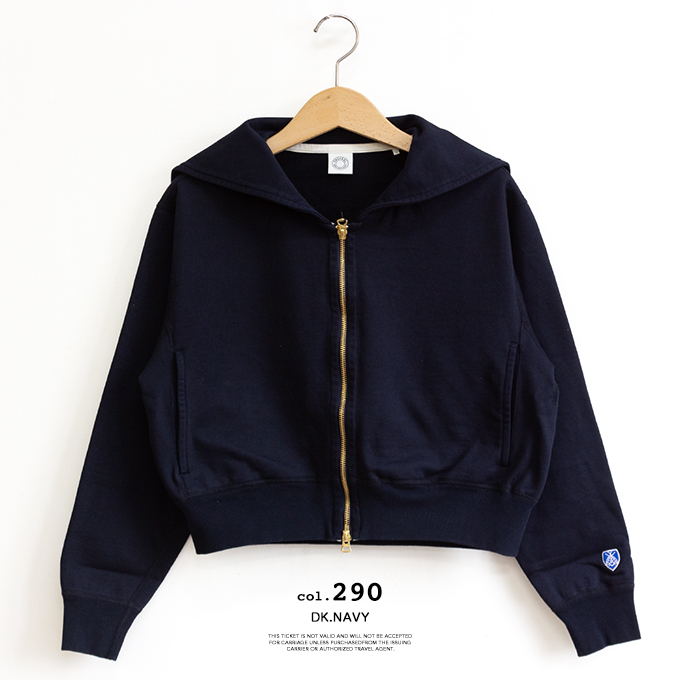ORCIVAL（オーシバル） ZIP SAILOR セーラーカラー ジップアップ