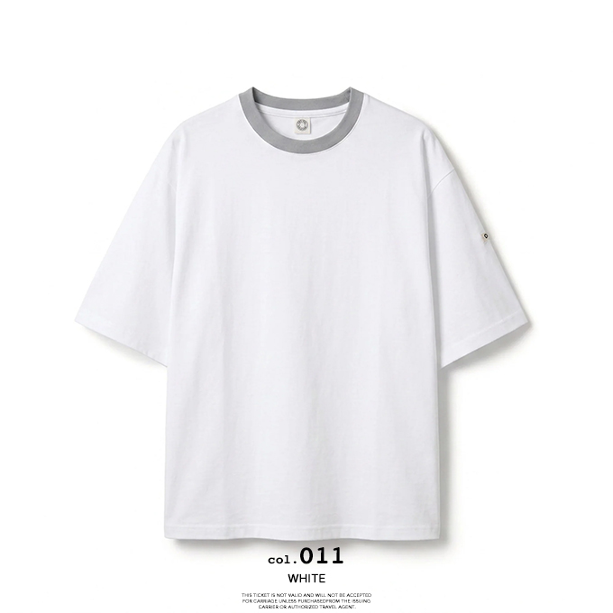 ORCIVAL（オーシバル） Men's Mercerized Jersey Wide Crew Neck