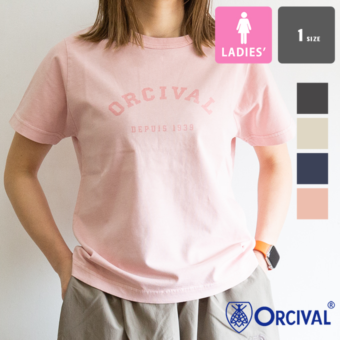 ORCIVAL（オーシバル） COMPACT PRINT T-SHIRT ジャージー ニット