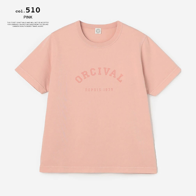 ORCIVAL（オーシバル） COMPACT PRINT T-SHIRT ジャージー ニット