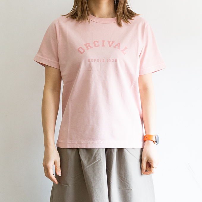 ORCIVAL（オーシバル） COMPACT PRINT T-SHIRT ジャージー ニット
