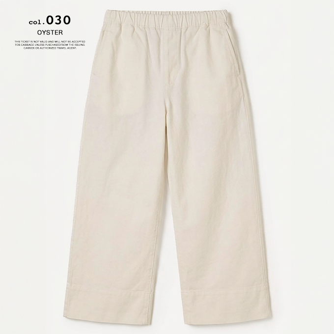 ORCIVAL オーシバル EASY PANTS コットン フレア イージーパンツ WOMEN OR-E0296GDP / 2026SUMMERの画像