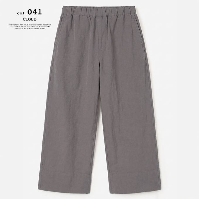 ORCIVAL オーシバル EASY PANTS コットン フレア イージーパンツ WOMEN OR-E0296GDP / 2026SUMMERの画像