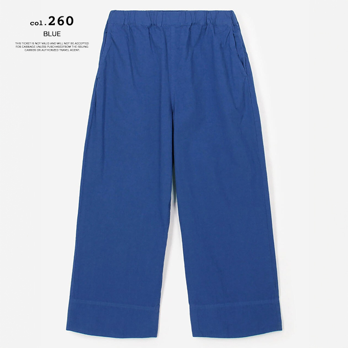 ORCIVAL オーシバル EASY PANTS コットン フレア イージーパンツ WOMEN OR-E0296GDP / 2026SUMMERの画像