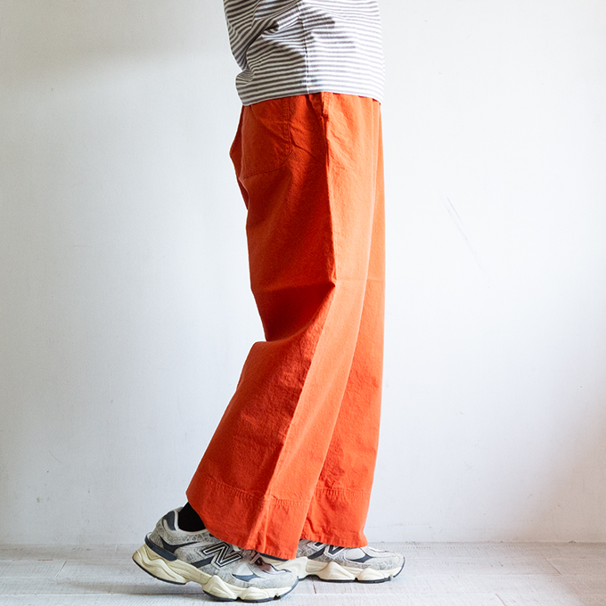 ORCIVAL オーシバル EASY PANTS コットン フレア イージーパンツ WOMEN OR-E0296GDP / 2026SUMMERの画像