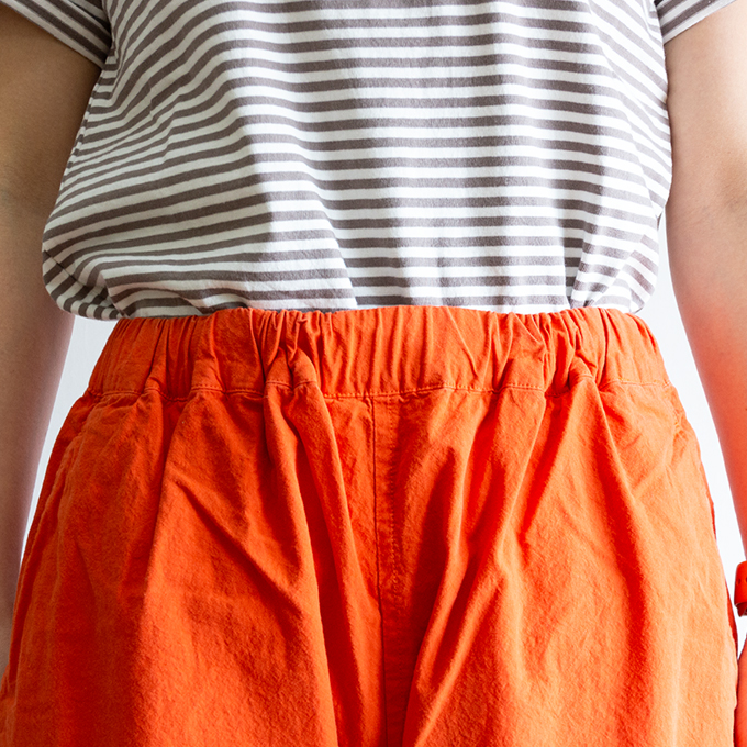 ORCIVAL オーシバル EASY PANTS コットン フレア イージーパンツ WOMEN OR-E0296GDP / 2026SUMMERの画像