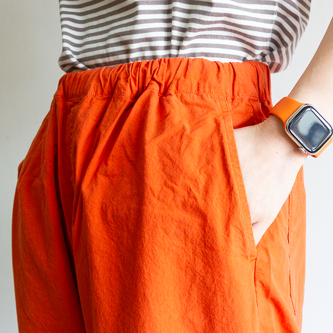 ORCIVAL オーシバル EASY PANTS コットン フレア イージーパンツ WOMEN OR-E0296GDP / 2026SUMMERの画像