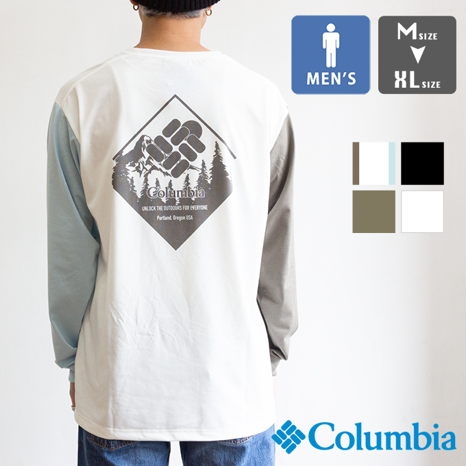 Columbia �R�����r�A Urban Hike Graphic LS Tee �A�[�o���n�C�N �O���t�B�b�N �����O�X���[�u T�V���c PG3669 / 2026SPRING