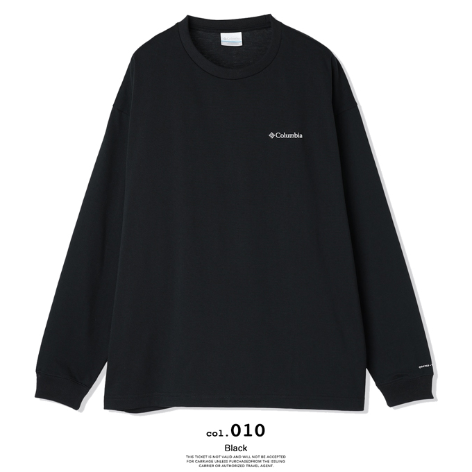 定価7150円 新品未使用タグ付き コロンビア トロバレーロングTEE ブラック Columbia（コロンビア） トロバレー ロングスリーブ Tシャツ Toro