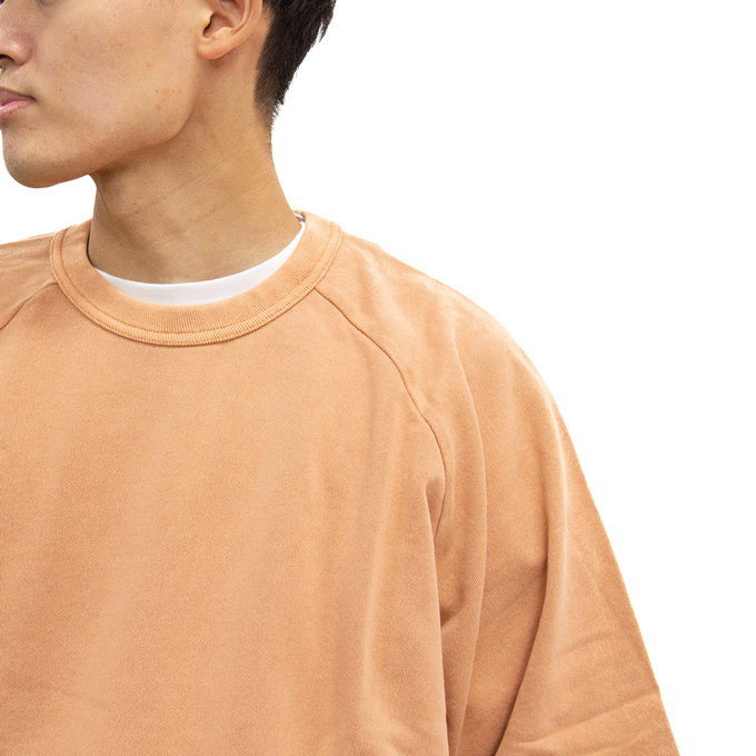 RUSSELL ATHLETIC ラッセルアスレティック 1/2 LOOSE BASEBALL SWEATSHIRT 5分袖 ルーズフィット ベースボール スウェットシャツ RC-24010 / 2025SPRING | Russell Athletic | 04