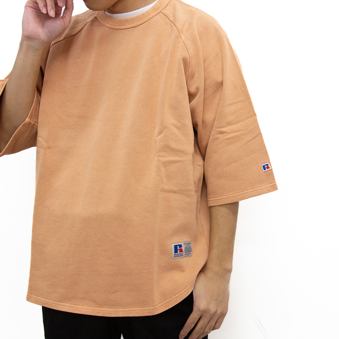 RUSSELL ATHLETIC ラッセルアスレティック 1/2 LOOSE BASEBALL SWEATSHIRT 5分袖 ルーズフィット ベースボール スウェットシャツ RC-24010 / 2025SPRING | Russell Athletic | 05