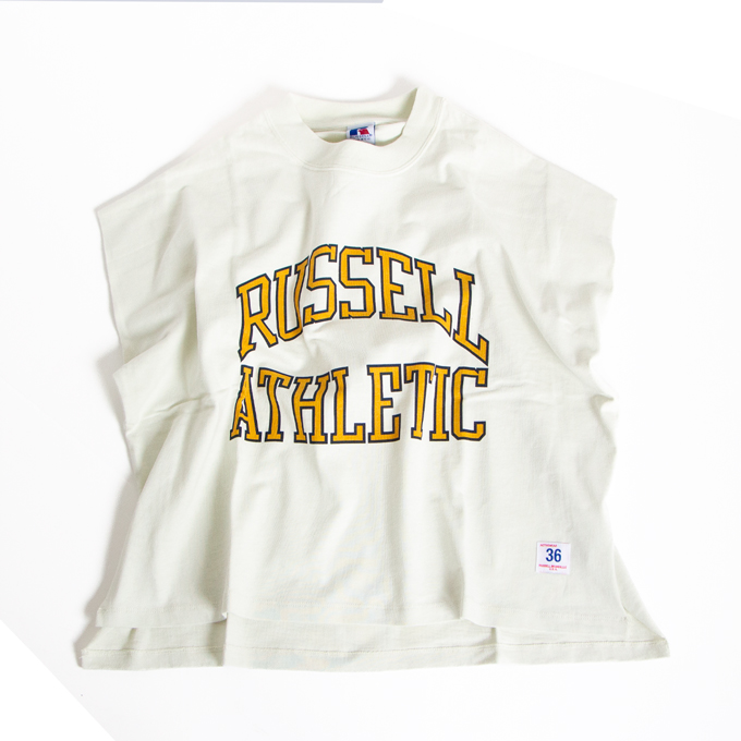 RUSSELL ATHLETIC ラッセルアスレティック クラシックコットン スクエア Tシャツ RCW-24029 / Russell Athletic RUSSELL ATHLETIC ラッセルアスレティック