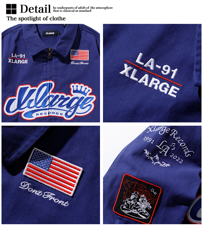 楽天市場】【 XLARGE エクストララージ 】 RECORDS WORK JACKET