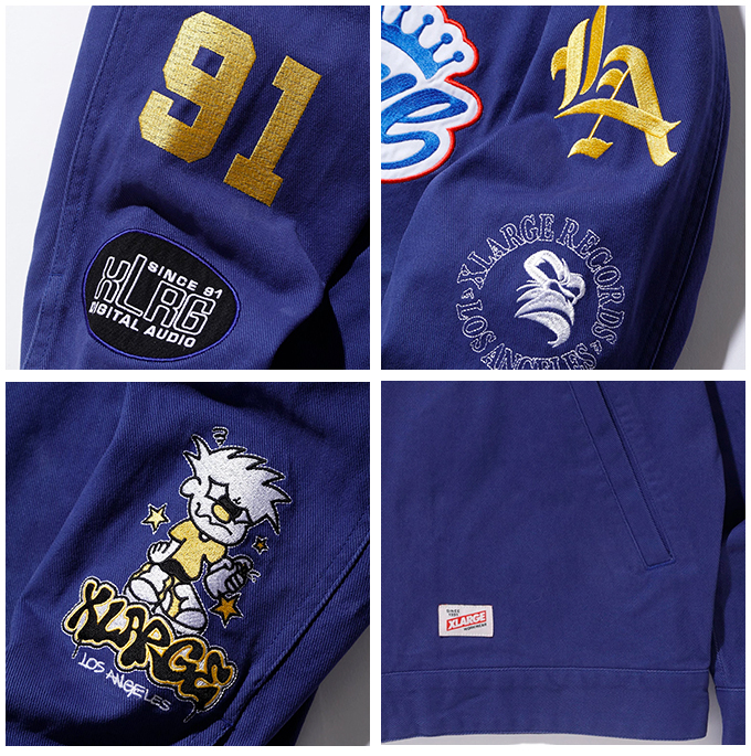 XLARGE エクストララージ レコードワーク ジャケット XLARGE 【 エクストララージ 】 RECORDS WORK JACKET レコード
