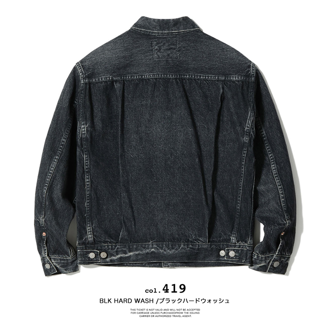 Schott ショット デニムジャケット Gジャン ブラック 黒 スカル