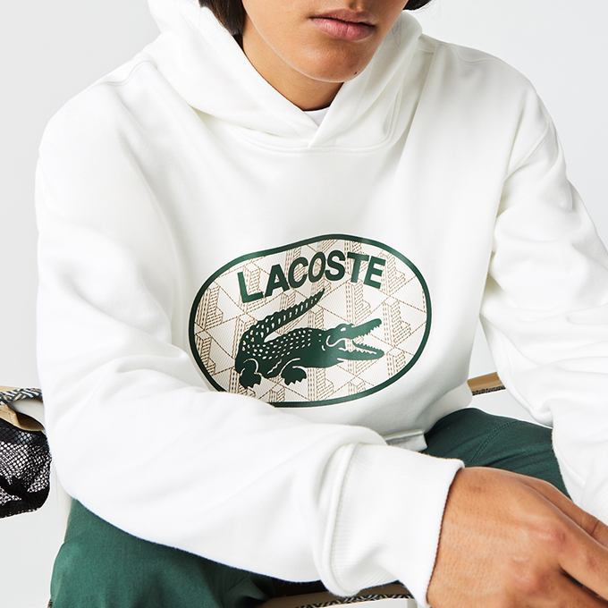 【SALE!!】 【 LACOSTE ラコステ 】 モノグラム モチーフ ラコステ プリントフードスウェット SH0067L / 22AW ※｜jeansstation｜07
