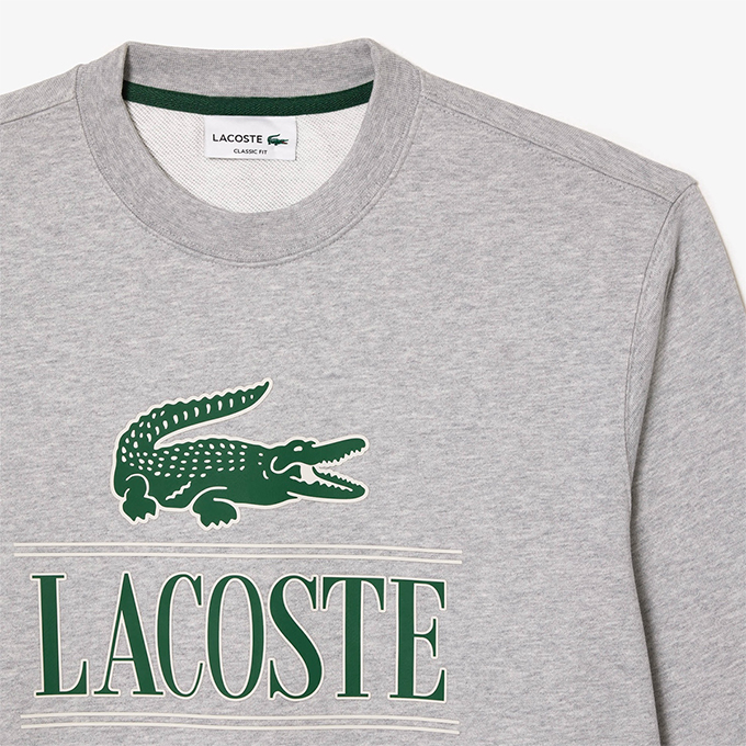 LACOSTE（ラコステ） 3Dプリント クラシック クルーネック スウェット