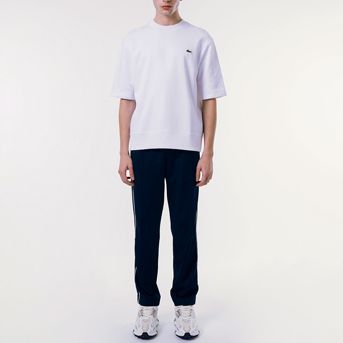 楽天市場】LACOSTE/ラコステ プレミアム 半袖スウェット クルー