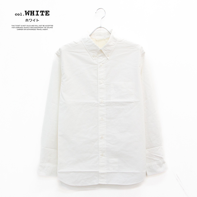 MANUAL ALPHABET（マニュアルアルファベット） OXFORD BD SHIRT