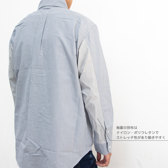「 MANUAL ALPHABET マニュアルアルファベット 」 OXFORD BD SHIRT オックスフォード ボタンダウン シャツ SR-22-S01 / ビジカジ MANUAL ALPHABET（マニュアルアルファベット） OXFORD BD SHIRT