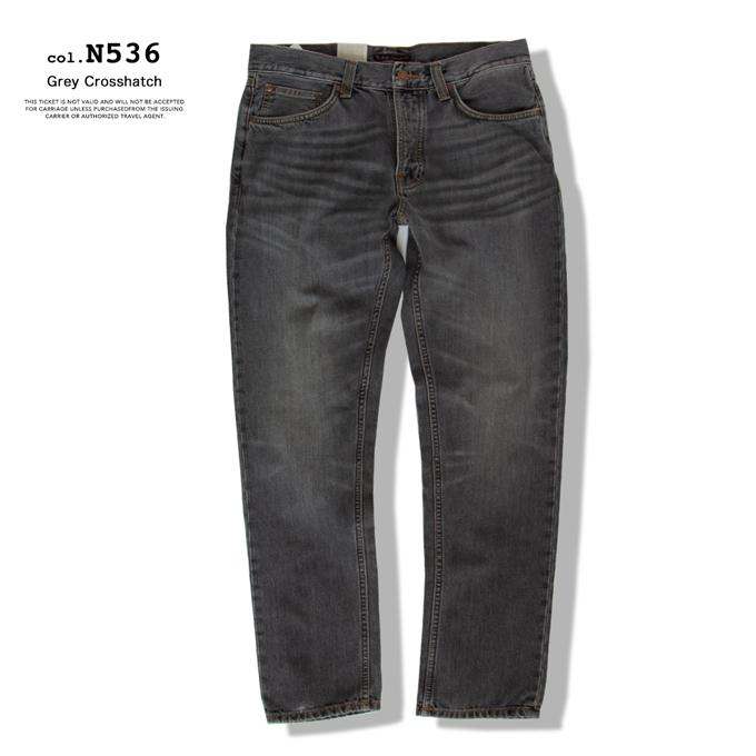 Nudie Jeans（ヌーディージーンズ） Steady Eddie II Grey Crosshatch