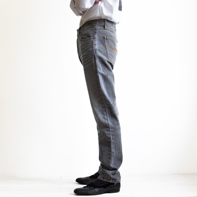 Nudie Jeans（ヌーディージーンズ） Steady Eddie II Grey Crosshatch