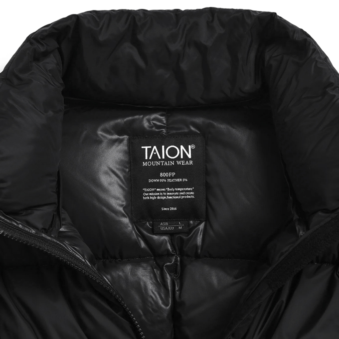 TAION（タイオン） UNISEX マウンテン パッカブル ボリューム ダウン 