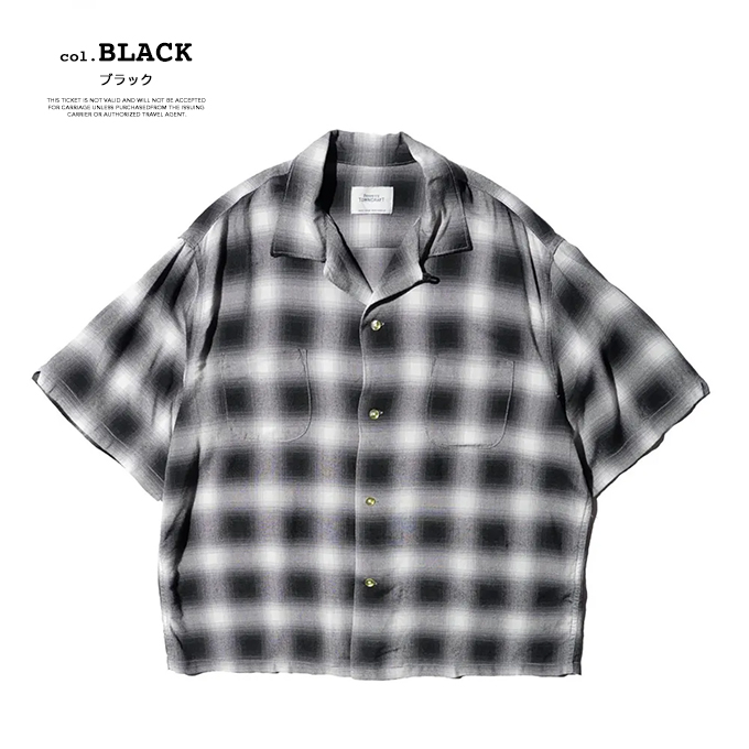 TOWNCRAFT（タウンクラフト） 60S OMBRE LOOP COLLAR S/S SHIRTS