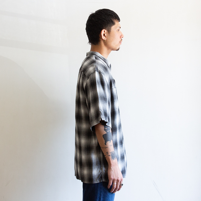 TOWNCRAFT（タウンクラフト） 60S OMBRE LOOP COLLAR S/S SHIRTS