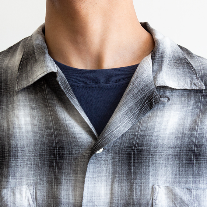 towncraft オンブレ 60s TOWNCRAFT（タウンクラフト） 60S OMBRE LOOP COLLAR S/S SHIRTS