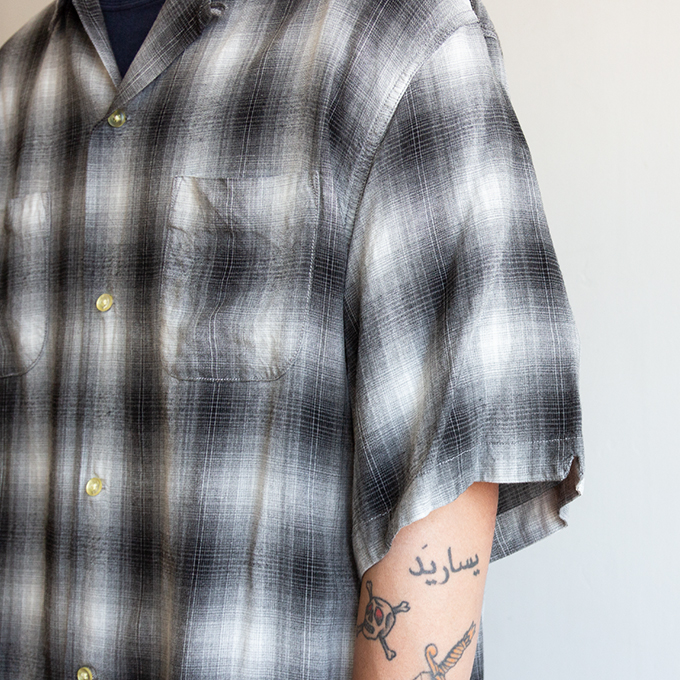TOWNCRAFT（タウンクラフト） 60S OMBRE LOOP COLLAR S/S SHIRTS
