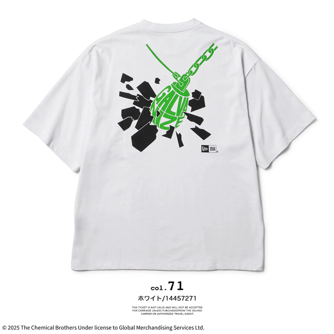 ケミカル・ブラザーズ Tシャツ② コピーライトあり S ホワイト ケミカル・ブラザーズ Tシャツ② コピーライトあり S ホワイト JOURNAL