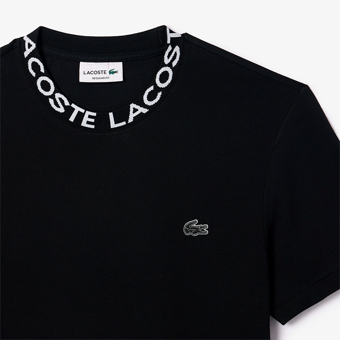 LACOSTE ラコステ ジャカード リブ ニット カラー 鹿の子地 Tシャツ TH0799-99 / 2024SUMMER｜jeansstation｜10