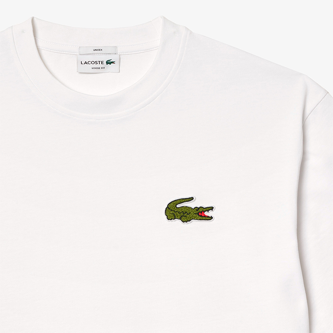 【ラコステ　メンズ】ラコステ LACOSTE シェニールワニロゴルーズフィットTシャツ シェニールワニロゴルーズフィットTシャツ TH2745 - ラコステ