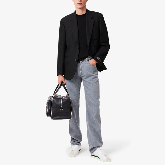 LACOSTE（ラコステ） シェニール ワニ ロゴ ルーズフィット Tシャツ