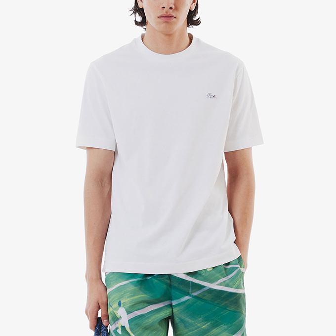 LACOSTE（ラコステ） アウトライン クロック クルーネック Tシャツ