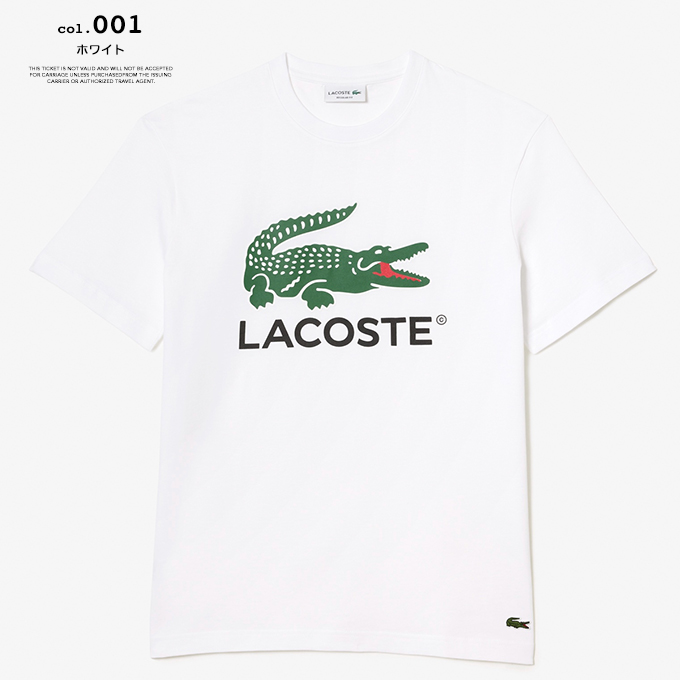 【 LACOSTE ラコステ 】 ワニロゴ グラフィック プリント Tシャツ TH6396-99 / 2024SUMMER｜jeansstation｜10