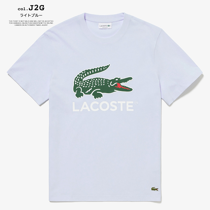 【 LACOSTE ラコステ 】 ワニロゴ グラフィック プリント Tシャツ TH6396-99 / 2024SUMMER｜jeansstation｜13