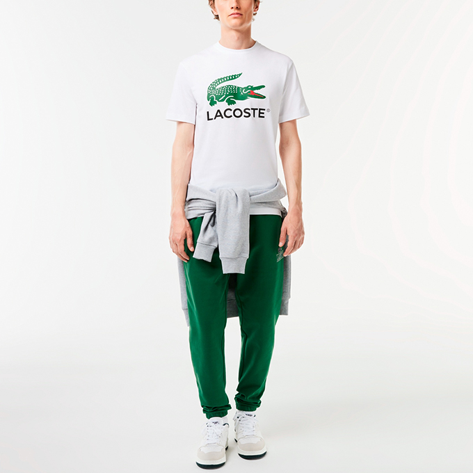 【 LACOSTE ラコステ 】 ワニロゴ グラフィック プリント Tシャツ TH6396-99 / 2024SUMMER｜jeansstation｜03