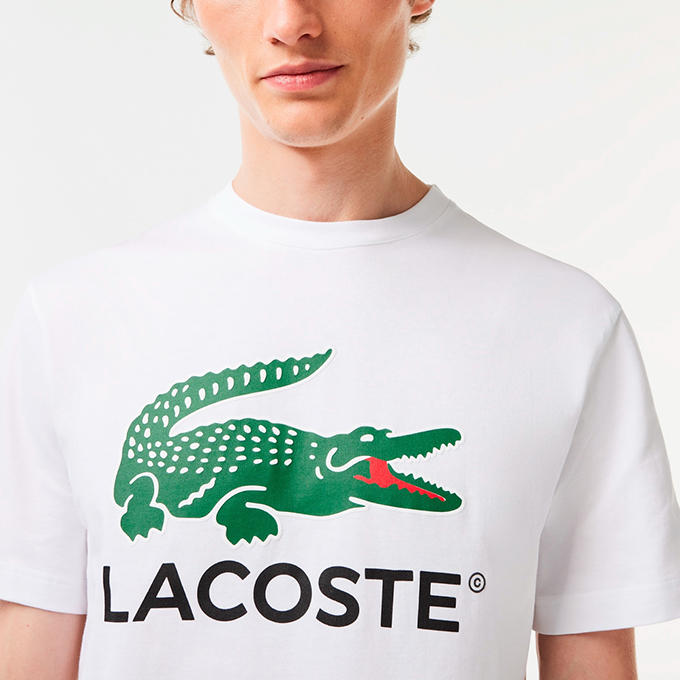 【 LACOSTE ラコステ 】 ワニロゴ グラフィック プリント Tシャツ TH6396-99 / 2024SUMMER｜jeansstation｜04