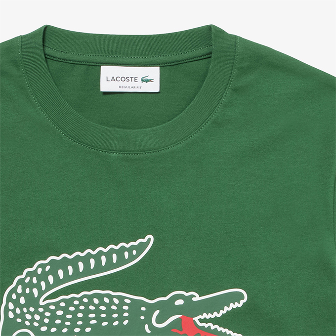【 LACOSTE ラコステ 】 ワニロゴ グラフィック プリント Tシャツ TH6396-99 / 2024SUMMER｜jeansstation｜05