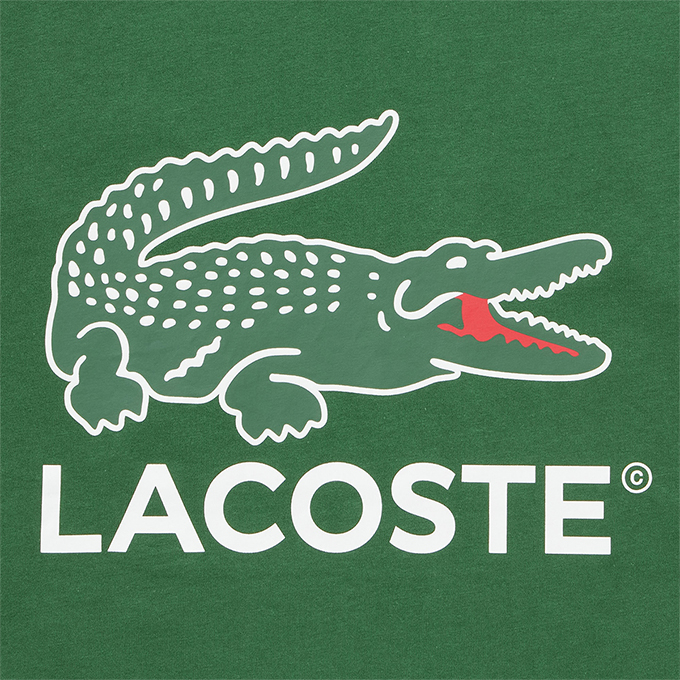 【 LACOSTE ラコステ 】 ワニロゴ グラフィック プリント Tシャツ TH6396-99 / 2024SUMMER｜jeansstation｜07