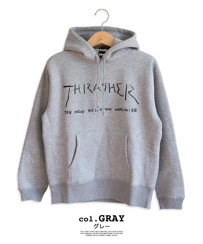 gray thrasher sweatshirt